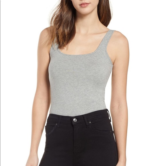 bp Tops - BP Nordstrom Square Neck Bodysuit NWT